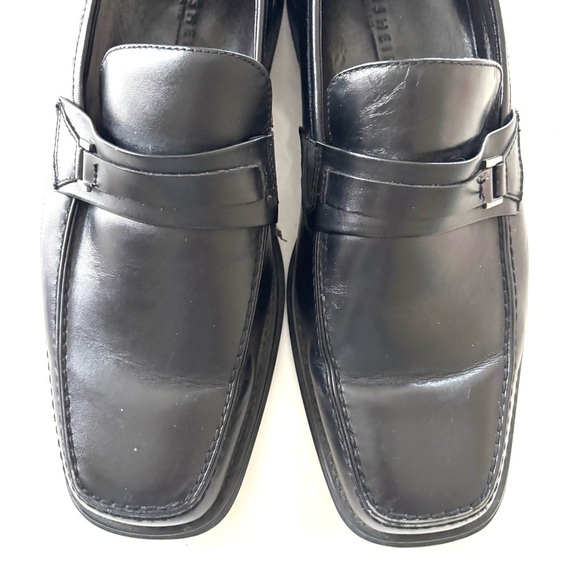 Florsheim Como Black Leather Dress Loafers SZ 11 Worn 1X main image 8